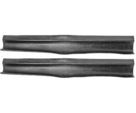 Ford Thunderbird Radiator Support To Hood Seals, Rubber, Sold As A Pair, 1958-60