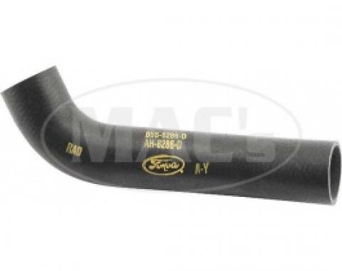 Ford Thunderbird Lower Radiator Hose, With FoMoCo Script, 1955-57