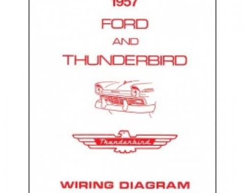 Thunderbird Wiring Diagram Manual, 8 Pages, 1957