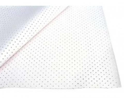 Ford Thunderbird Headliner, Perforated Vinyl, White, 1964-66