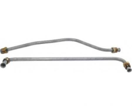 Ford Thunderbird Fuel Pump To Carburetor Fuel Line, Stainless Steel, 390 V8 With 3X2 Bbl Carbs, 1962-63