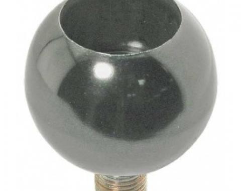 Ford Thunderbird Gearshift Lever Knob, Black, Plastic, Ford-O-Matic, 1955-57