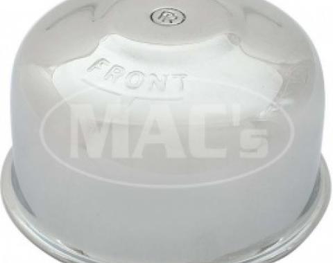Oil Filler Breather Cap, Push-On, Chrome, 292 And 312 V8, 1955-56