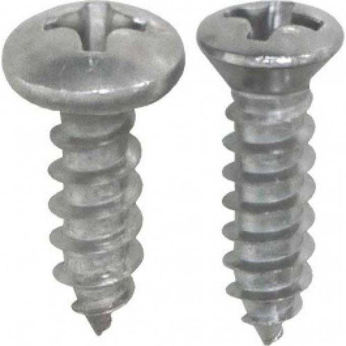 Ford Thunderbird Door Belt Front Cap Screw Set, 1961-63