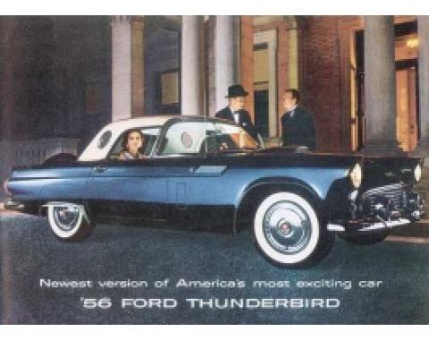 Dealer Sales Foldout Brochure, 1956 Thunderbird