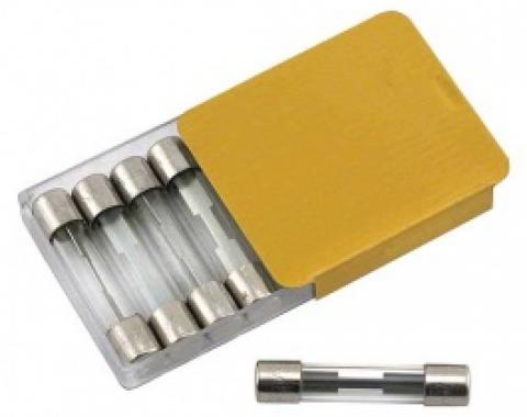 Glass Tube Fuses, SFE-20, Set Of 5 Pieces, For The Heater, 1955