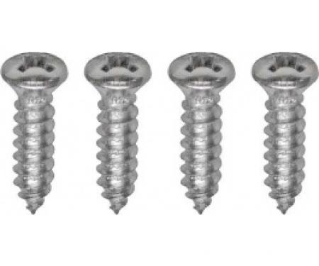 Ford Thunderbird Top Protective Moulding At Rear Of Door Screw Set, 1964-66