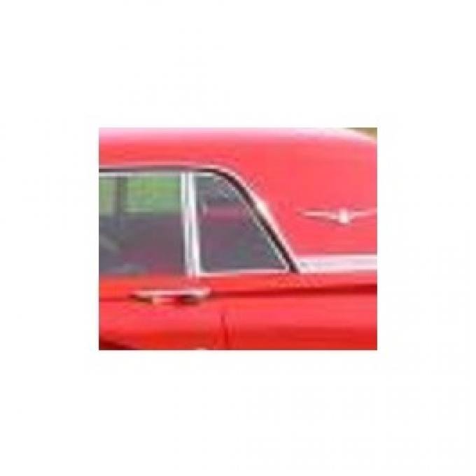 Quarter glass - 58-60 Ford Thunderbird - Clear