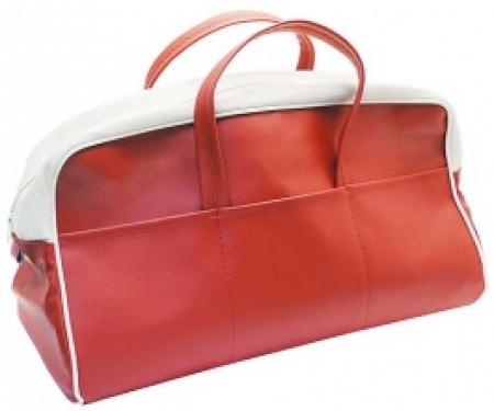 Ford Thunderbird Tote Bag, Red & White, 1956