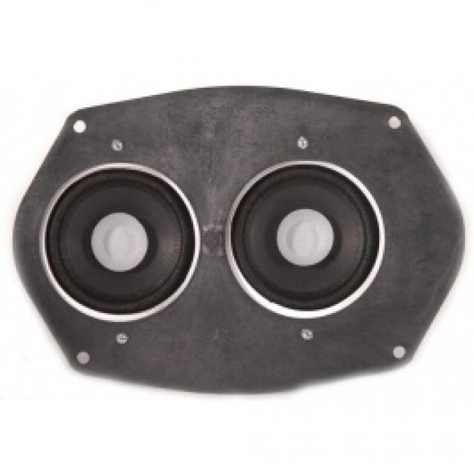 Ken Harrison Speaker Assembly, w/ Dual 3.5 Speakers, 55-57 Thunderbird