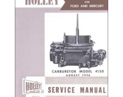 Holley Carburetor Manual, 35 pages, 1957