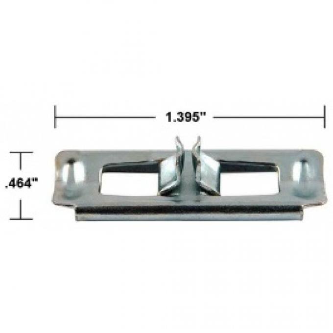 Ford Thunderbird Body Side Moulding Clip, 1964-66