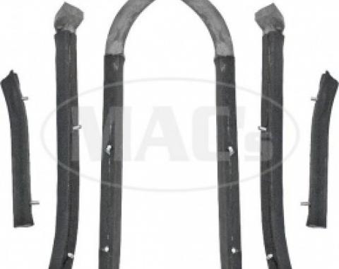 Ford Thunderbird Soft Top Partial Seal Kit, 6 Pieces Needed To Seal Over Both Doors, 1955-57