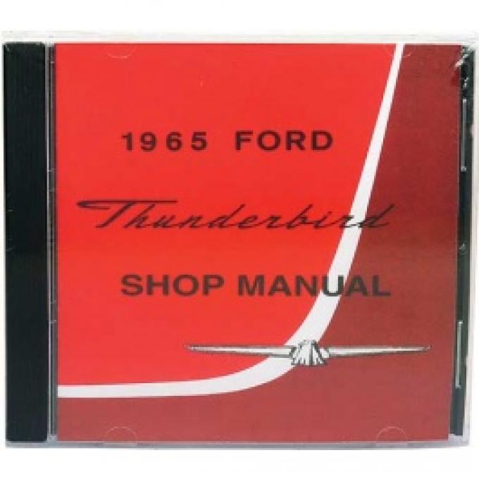 Shop Manual CD, Thunderbird, Requires Windows To Use, 1965