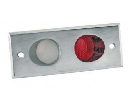 Ford Thunderbird Door Courtesy Light Assembly, Includes Red & White Lenses, 1963-64