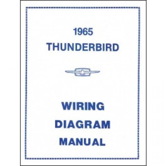 Thunderbird Wiring Diagram Manual, 16 Pages, 1965