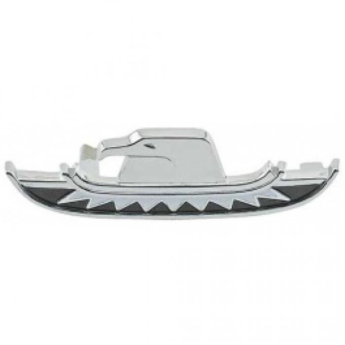 Ford Thunderbird Trunk Lock Ornament Key Hole Cover, Chrome, Convertible, 1961-63