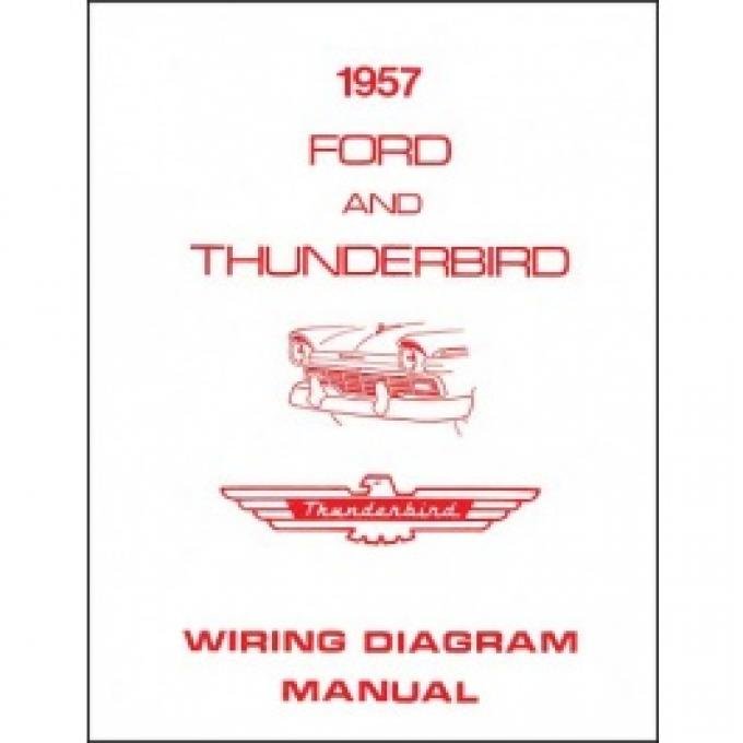 Thunderbird Wiring Diagram Manual, 8 Pages, 1957