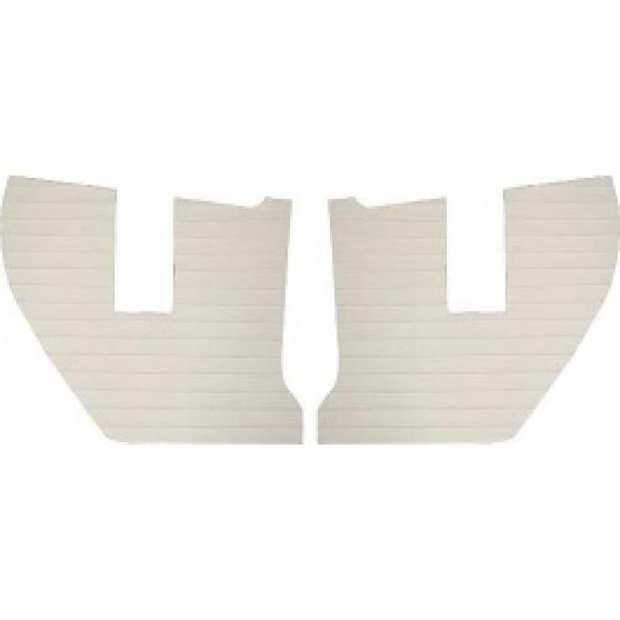 Ford Thunderbird Kick Panels, White #LB11, 1956