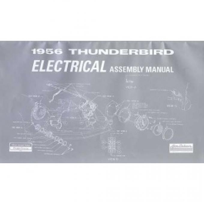 1956 Thunderbird Electrical Assembly Manual, 35 Pages