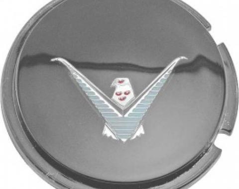 Ford Thunderbird Roof Side Emblem, Plastic Insert, Black, 1958