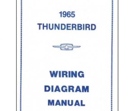 Thunderbird Wiring Diagram Manual, 16 Pages, 1965