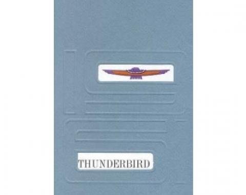 Thunderbird Owner's Manual, 64 Illustrated Pages, 1961