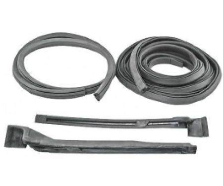 Ford Thunderbird Convertible Trunk Weatherstrip Kit, 4 Pieces, 1961-63