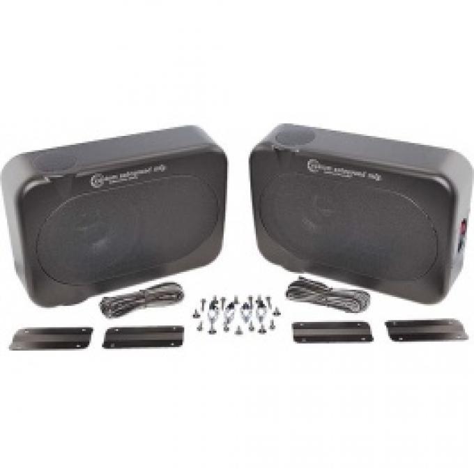 Ford Thunderbird Undercover Stealthspeakers, 3 High X 8-1/4 Deep X 11-1/4 Wide, 1955-66