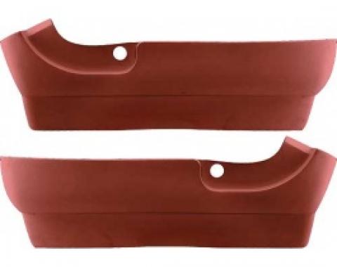 Ford Thunderbird Seat Side Skirts, Red, 1961-63