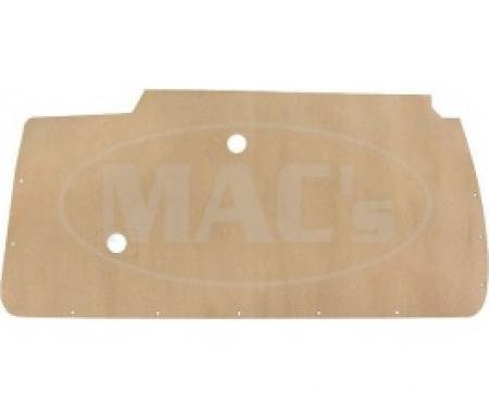 Ford Thunderbird Door Panel Water Shields, Kraft Paper With Poly Backing, Die-cut, 1955-57