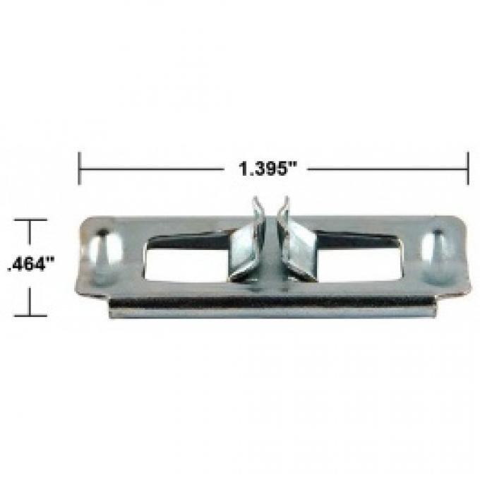 Ford Thunderbird Body Side Moulding Clip, 1961-62