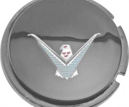 Ford Thunderbird Roof Side Emblem, Plastic Insert, Black, 1958