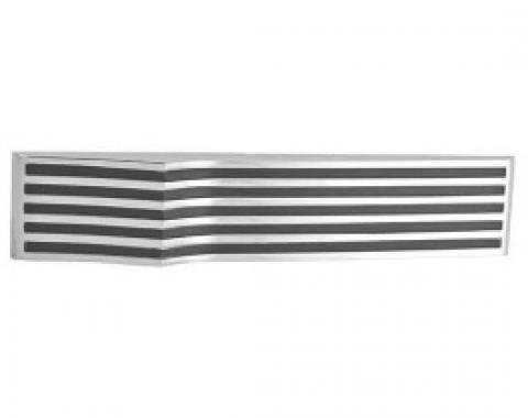 Ford Thunderbird Quarter Panel Ornament, Chrome With Black Paint, 1962