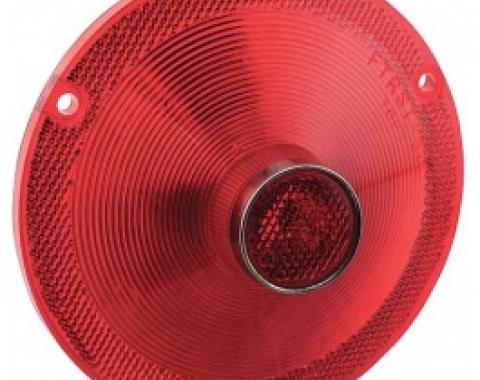 Ford Thunderbird Tail Light Lens, Red, No Ford Logo, Right Or Left, 1961