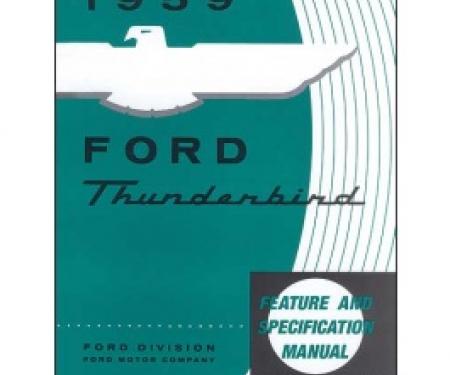 Thunderbird Facts & Features Manual, 16 Pages, 1959