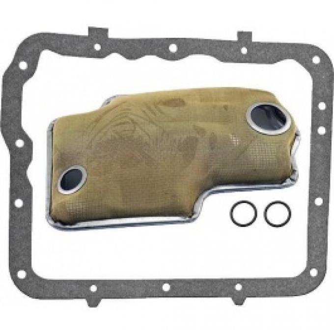 Ford Thunderbird Transmission Screen & Pan Gasket Kit, Cruise-O-Matic, MX Version, 1958-66