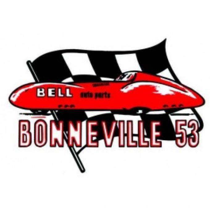 Window Decal, Bonneville Bell Auto Parts, 1953