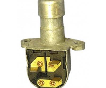 Ford Thunderbird Headlight Dimmer Switch, With Spade Terminals, 1957-60