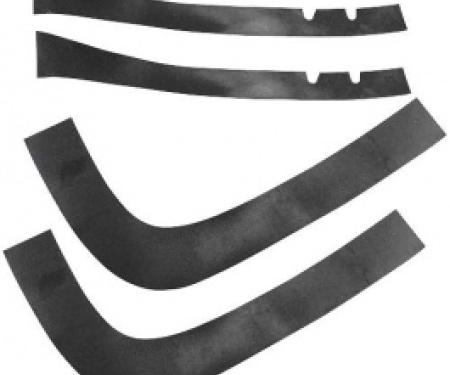 Ford Thunderbird Splash Shield Seal Set, 4 Pieces, 1958-60