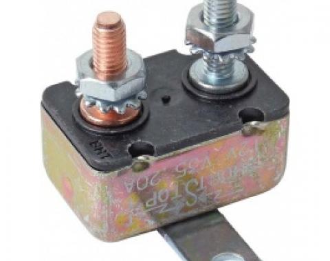 Ford Thunderbird Circuit Breaker, 20 amp, 1961-65