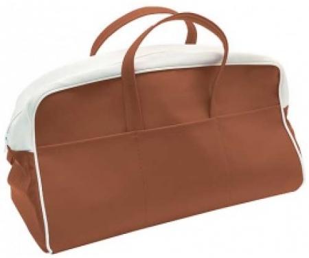 Ford Thunderbird Tote Bag, Buckskin & White, 1956