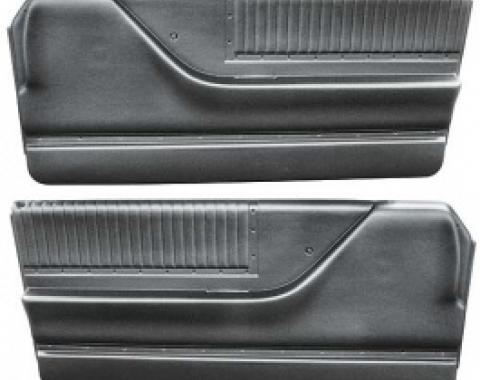 Ford Thunderbird Door Trim Panels, Black, 1966