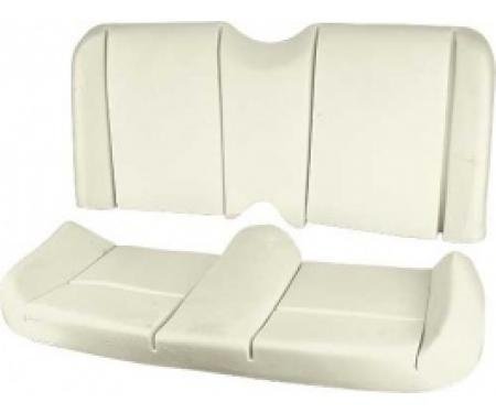 Ford Thunderbird Molded Rear Seat Foam Set, 2 Pieces, 1963