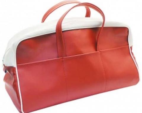 Ford Thunderbird Tote Bag, Red & White, 1956