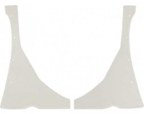 Ford Thunderbird Quarter Panel Cardboard, 2 Pieces, White, 1957