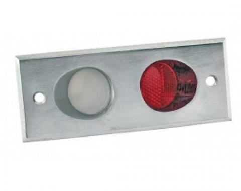 Ford Thunderbird Door Courtesy Light Assembly, Includes Red & White Lenses, 1963-64