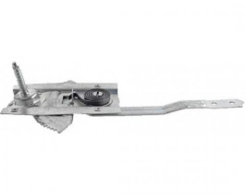 Ford Thunderbird Manual Window Regulator, Right, Zinc Plated, 1955-57