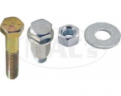 Ford Thunderbird Idler Arm Crush Nut Kit, Idler Arm Bracket To Frame, Power Steering, 1955-57