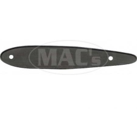 Ford Thunderbird Outside Rear View Mirror Base Gasket, Molded Rubber, 1955-60